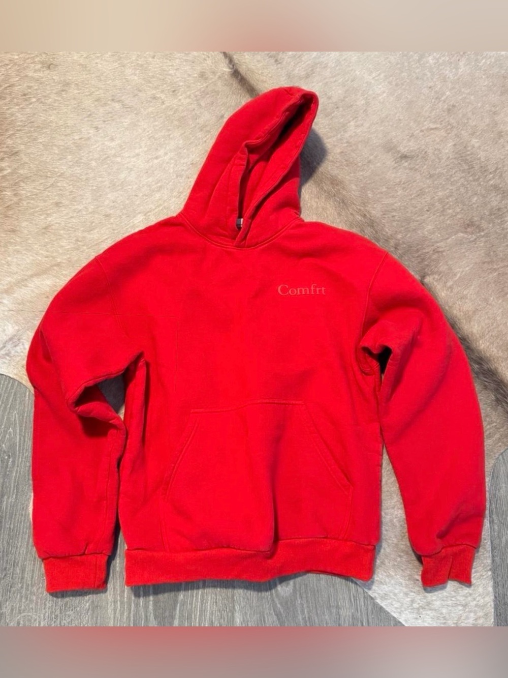 Comfrt Red Hoodie